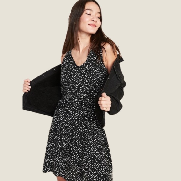 OLD NAVY Black and white mini dress - Picture 2 of 8